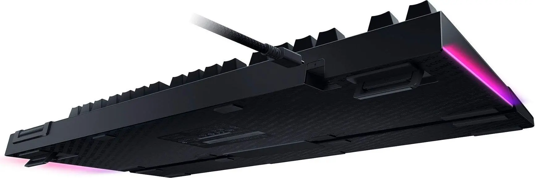 Klawiatura mechaniczna Razer BlackWidow V4 US Yellow Switch Czarny