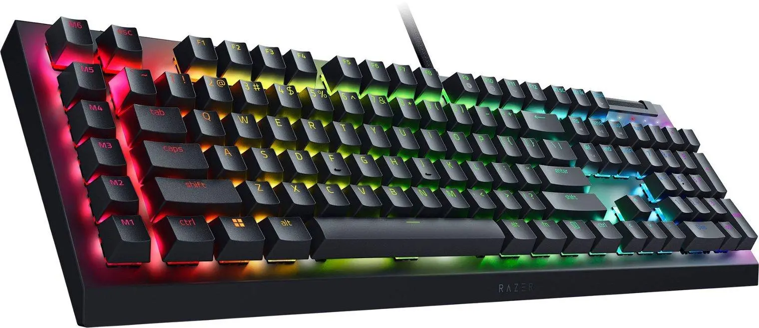 Klawiatura mechaniczna Razer BlackWidow V4 X US Green Switch Czarny