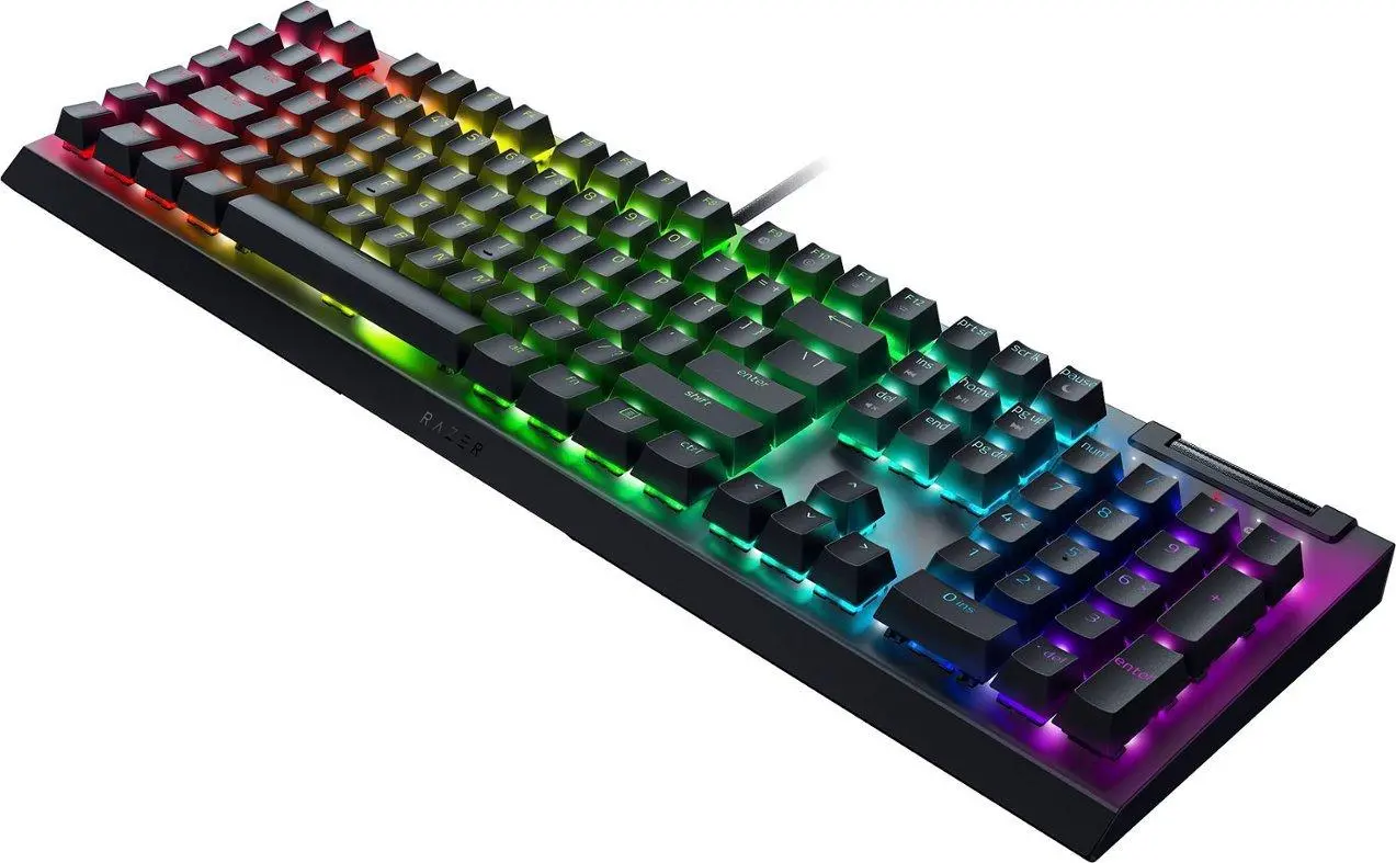 Klawiatura mechaniczna Razer BlackWidow V4 X US Green Switch Czarny