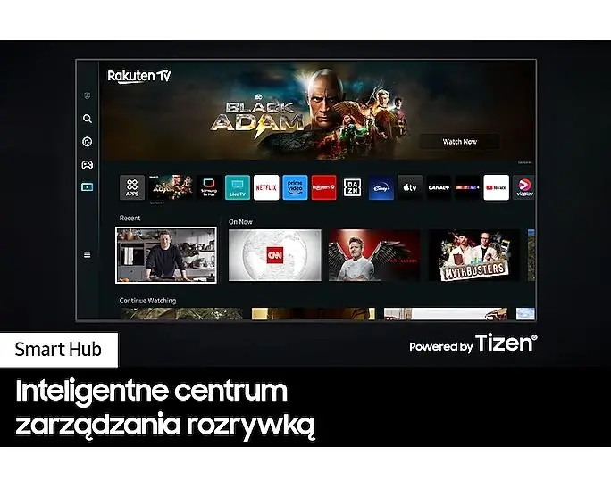 Telewizor Samsung QE98Q80CAT 98" QLED 4K 120Hz Tizen Dolby Atmos HDMI 2.1 DVB-T2