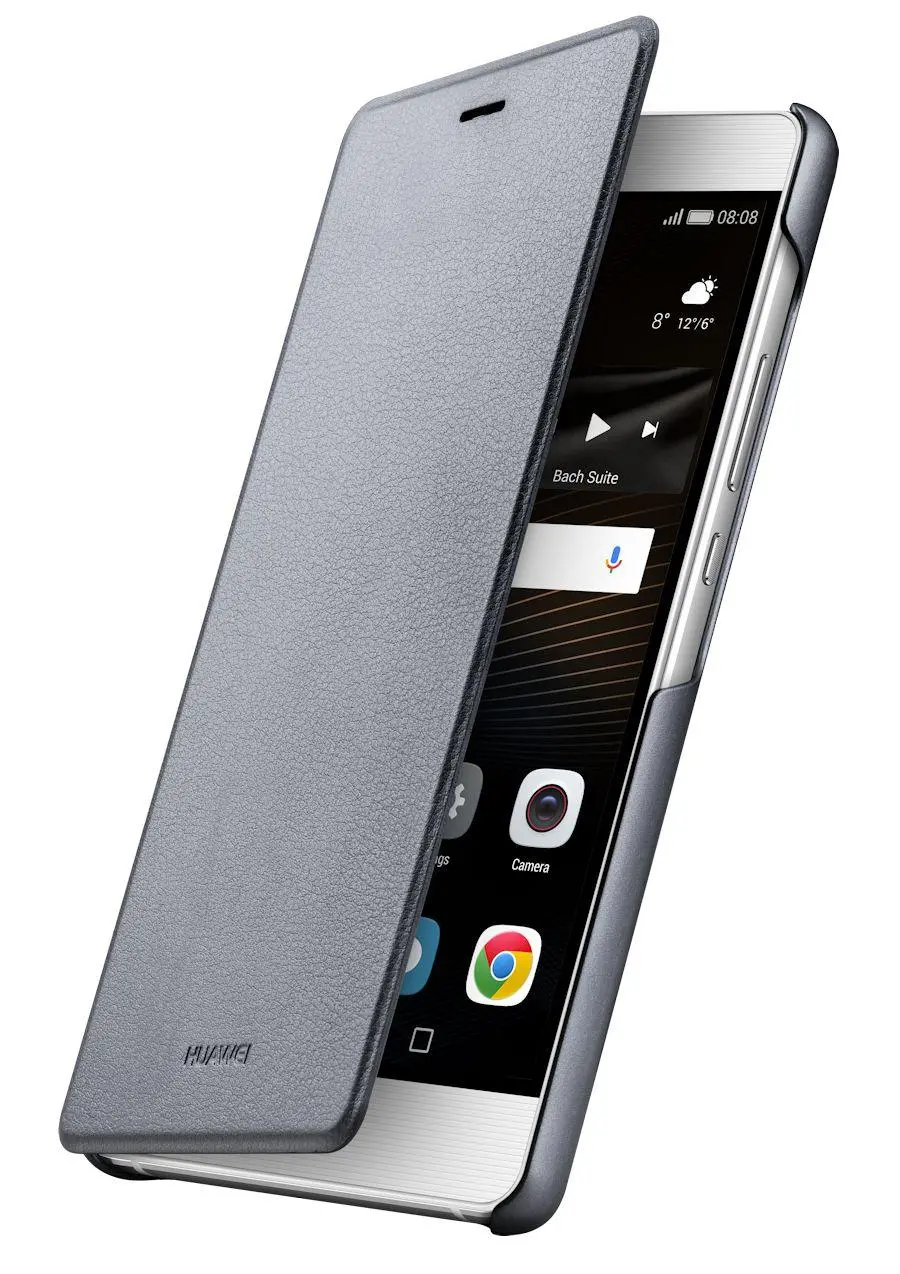 Etui Huawei P9 Lite Flip Cover Szary