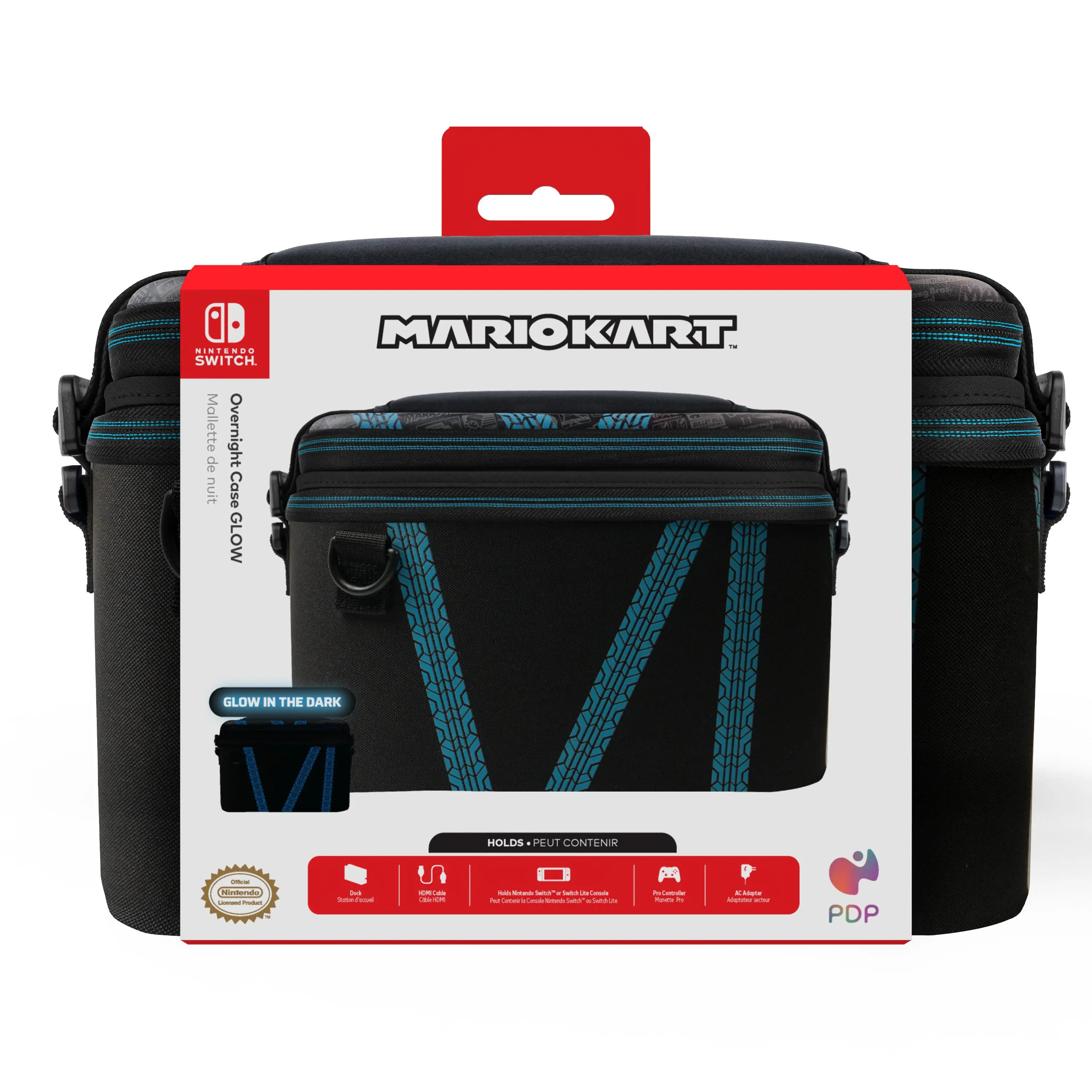 Etui PDP 500-141-KTDG Overnight Case GLOW Mario Kart