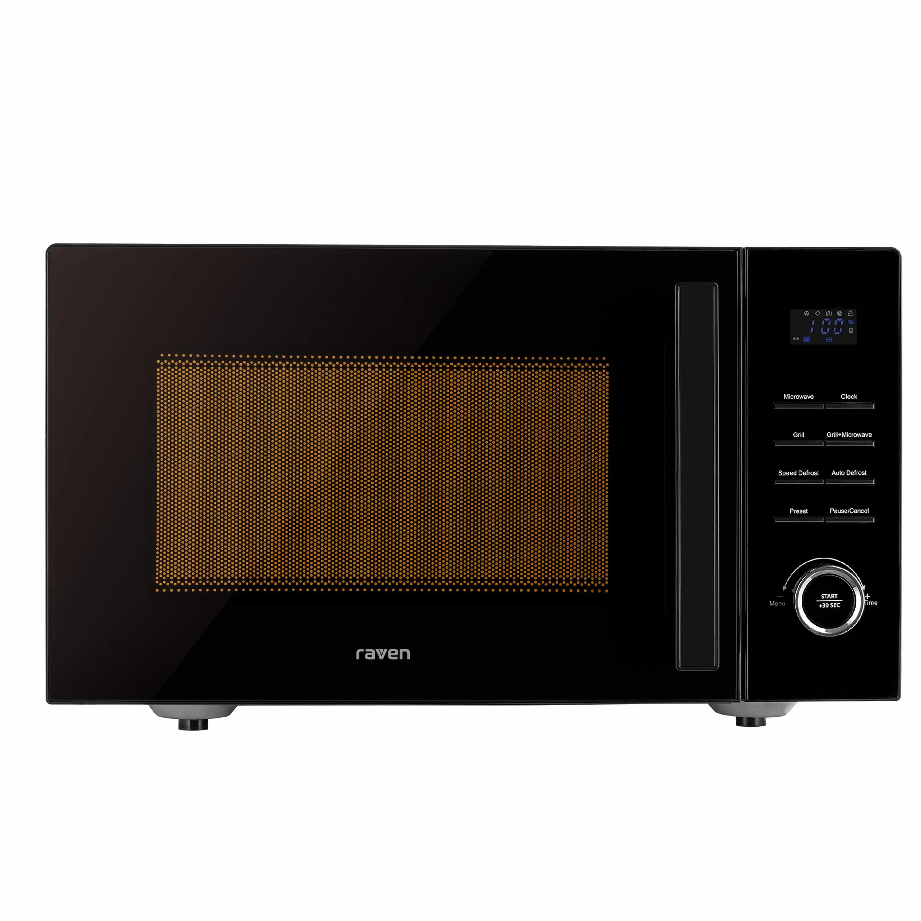 Kuchenka mikrofalowa Raven EKM005 Grill Rozmrażanie 23 l 900 W Programy automatyczne