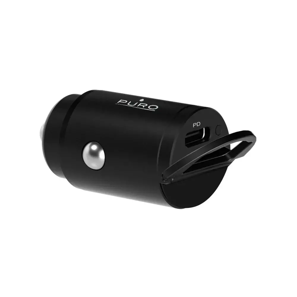 Ładowarka samochodowa Puro Mini Car Fast Charger 1 x USB-C Power Delivery 20 W Czarny