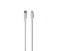 Puro Soft USB-C do Lightning 1,5 m Lawendowy