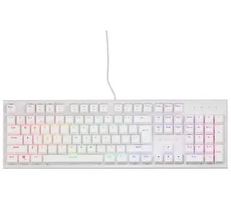 Klawiatura mechaniczna Genesis Thor 303 RGB Outemu Peach Silent Biały