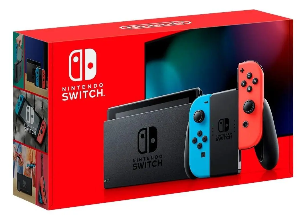 Konsola Nintendo Switch Joy-Con v2 Czerwono-niebieski + Super Mario Bros. Wonder