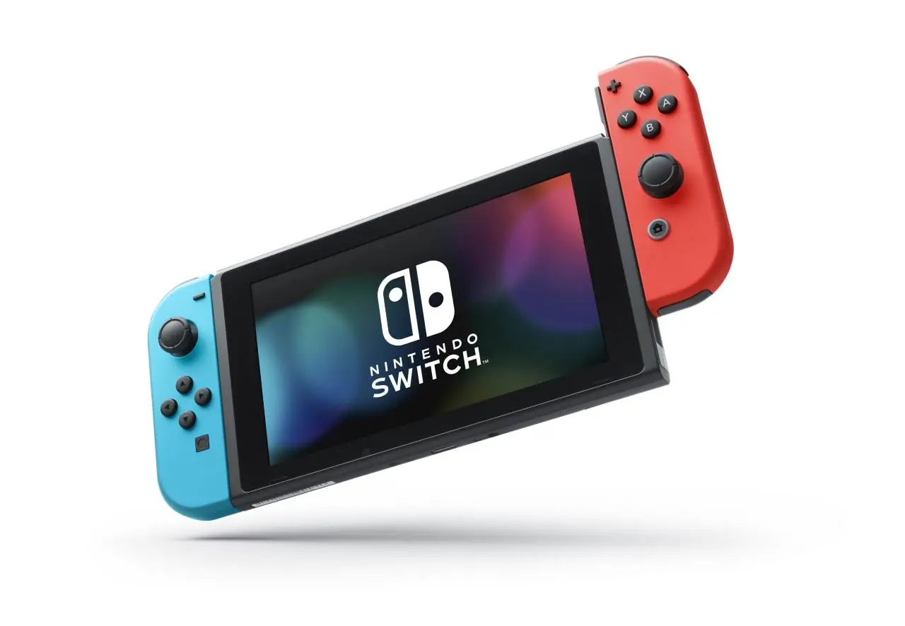 Konsola Nintendo Switch Joy-Con v2 Czerwono-niebieski + Super Mario Bros. Wonder
