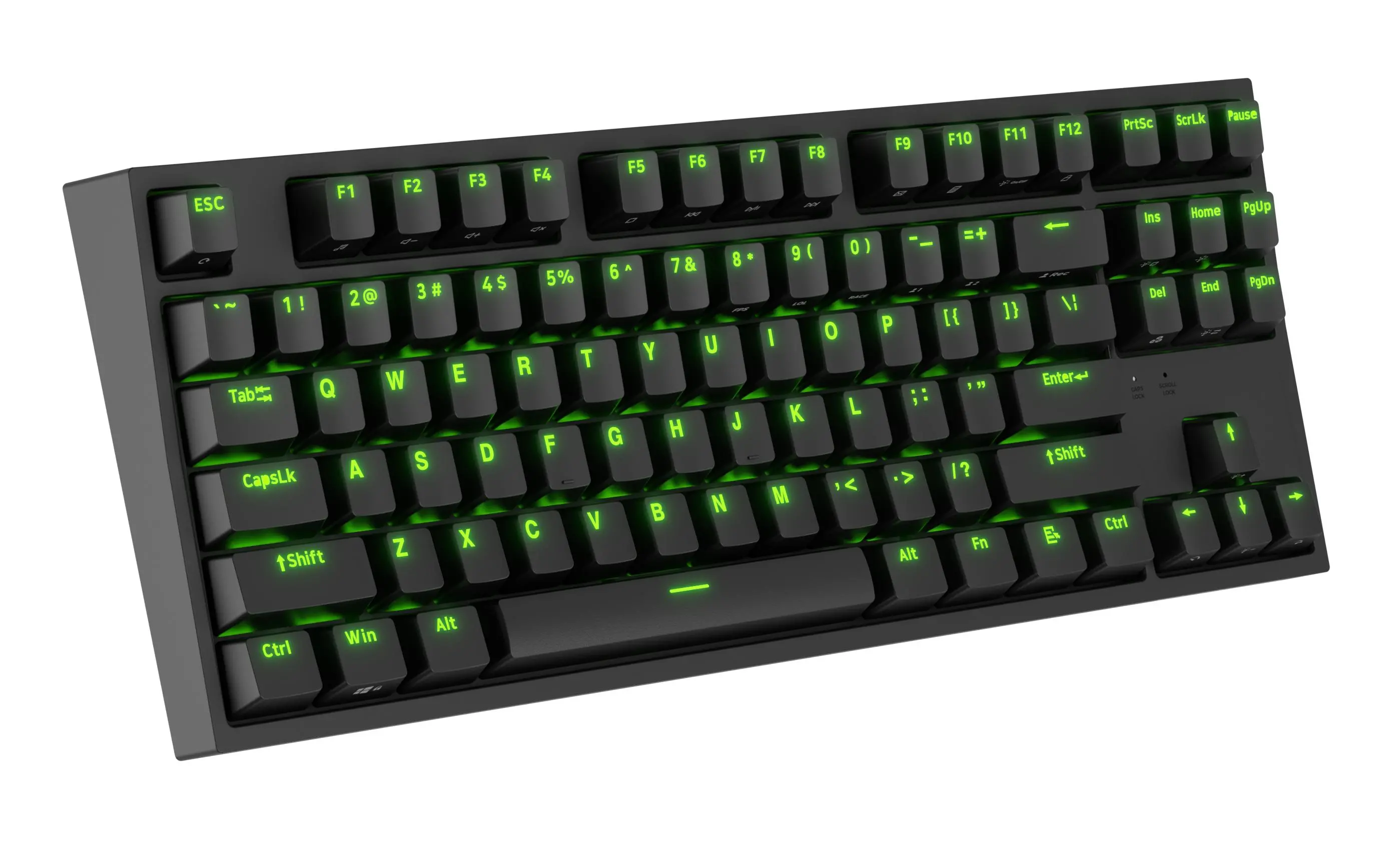 Klawiatura mechaniczna Genesis Thor 404 TKL US RGB Gateron Yellow Pro Czarny