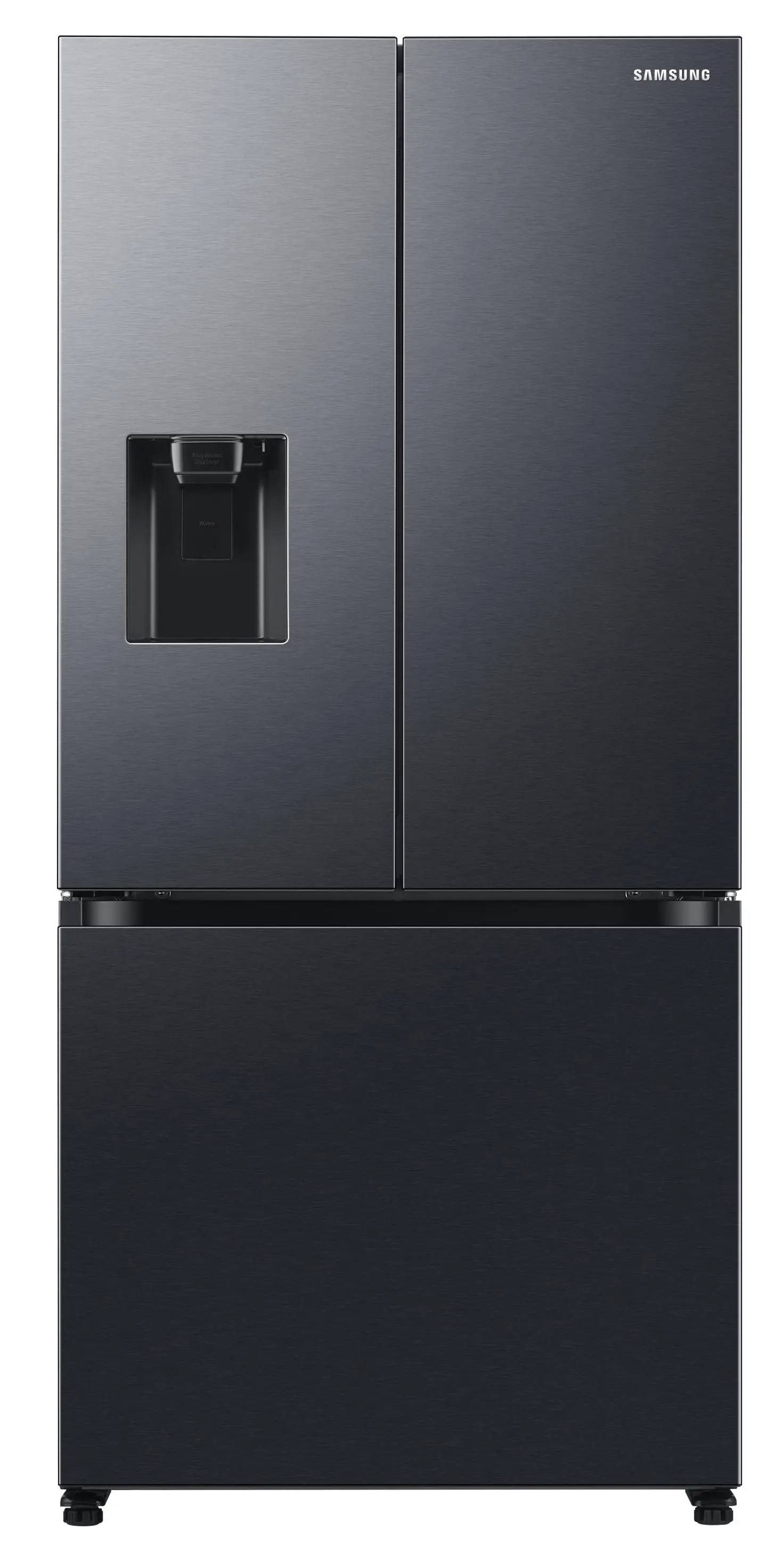 Samsung RF50C530EB1 Funkcje AI No Frost 177,6cm Dystrybutor wody Zdalne sterowanie Grafitowa Stal