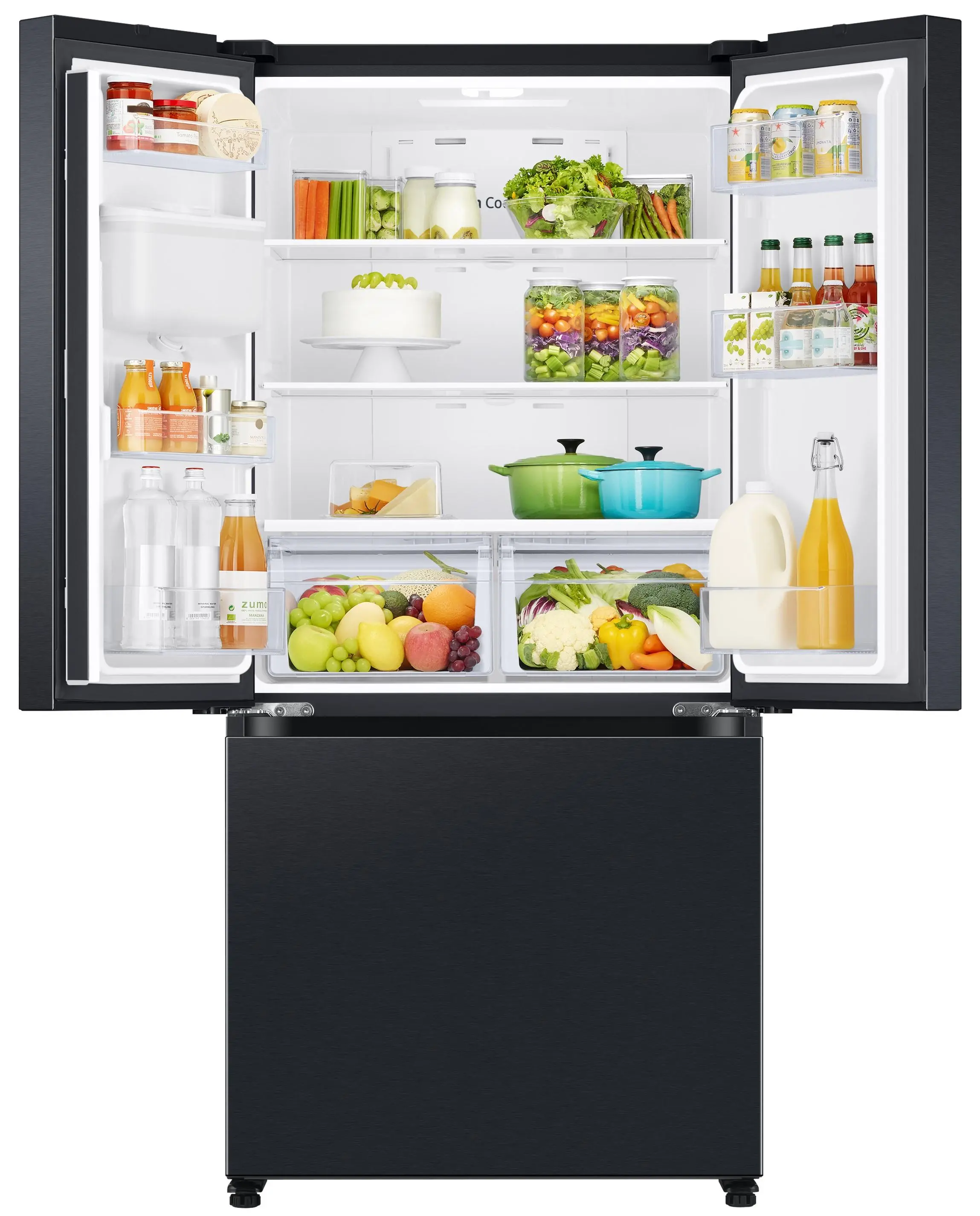 Lodówka Samsung RF50C530EB1 No Frost 177,6cm Dystrybutor wody Zdalne sterowanie Grafitowa Stal