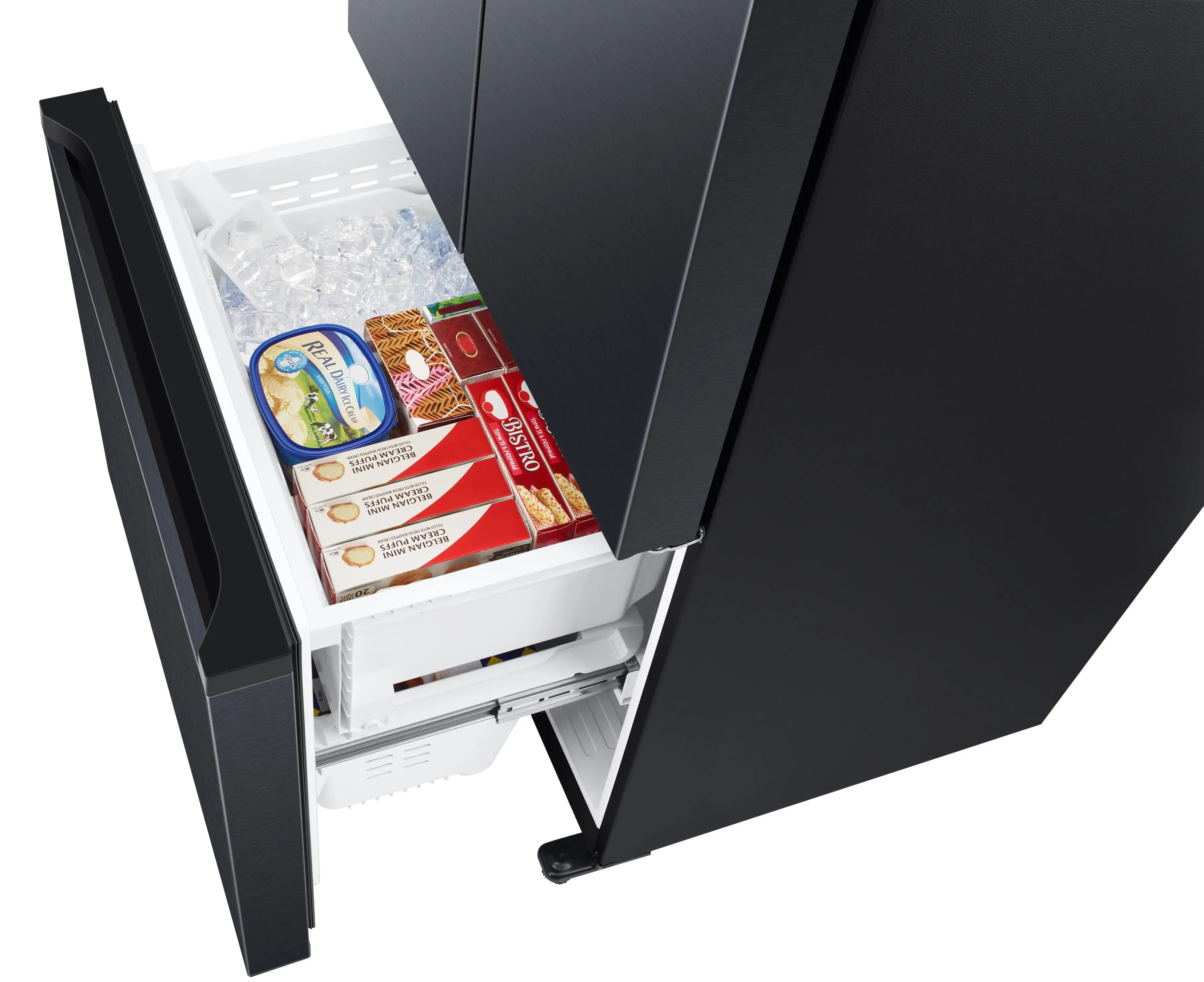Lodówka Samsung RF50C530EB1 No Frost 177,6cm Dystrybutor wody Zdalne sterowanie Grafitowa Stal