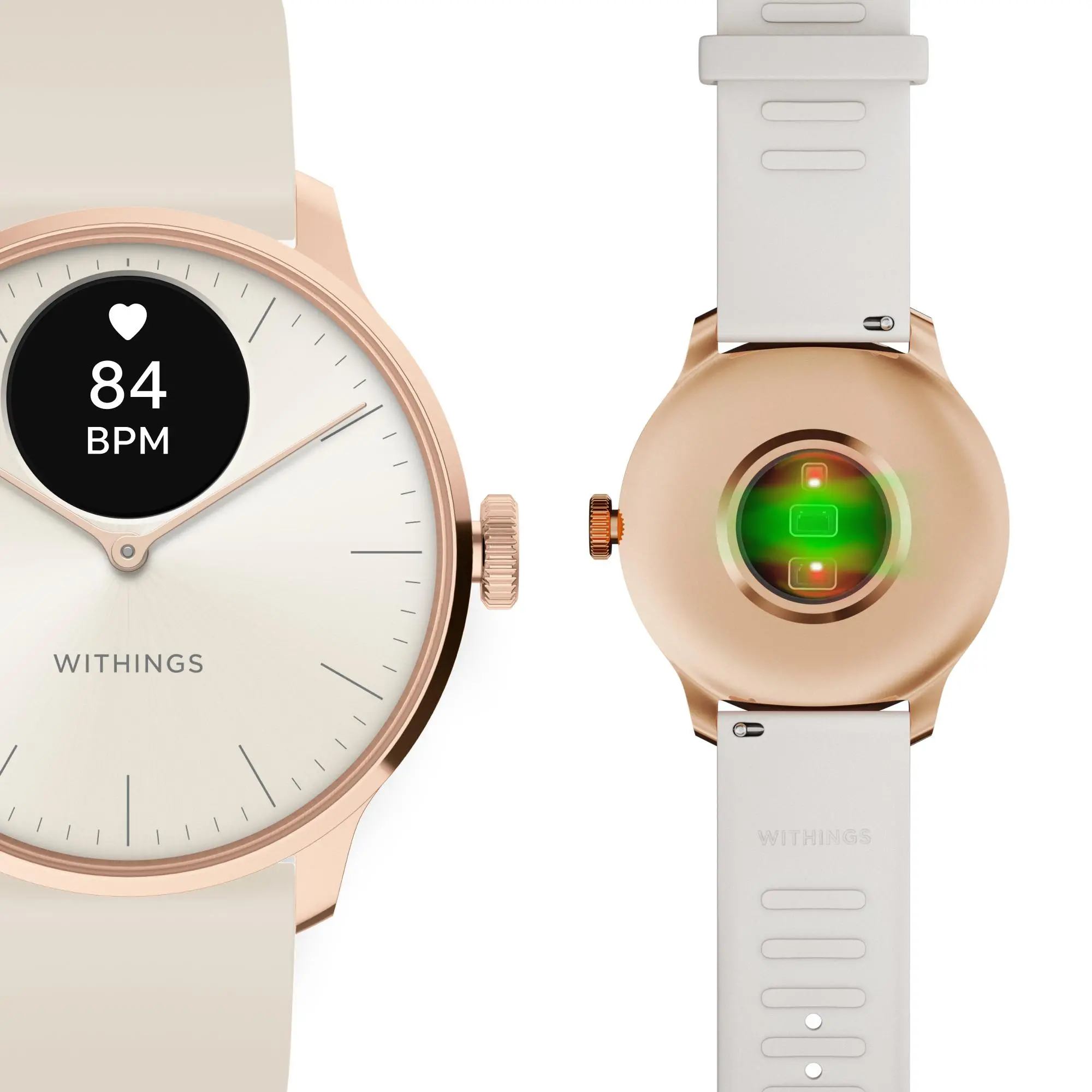 Smartwatch Withings ScanWatch Light 37mm Różowe złoto