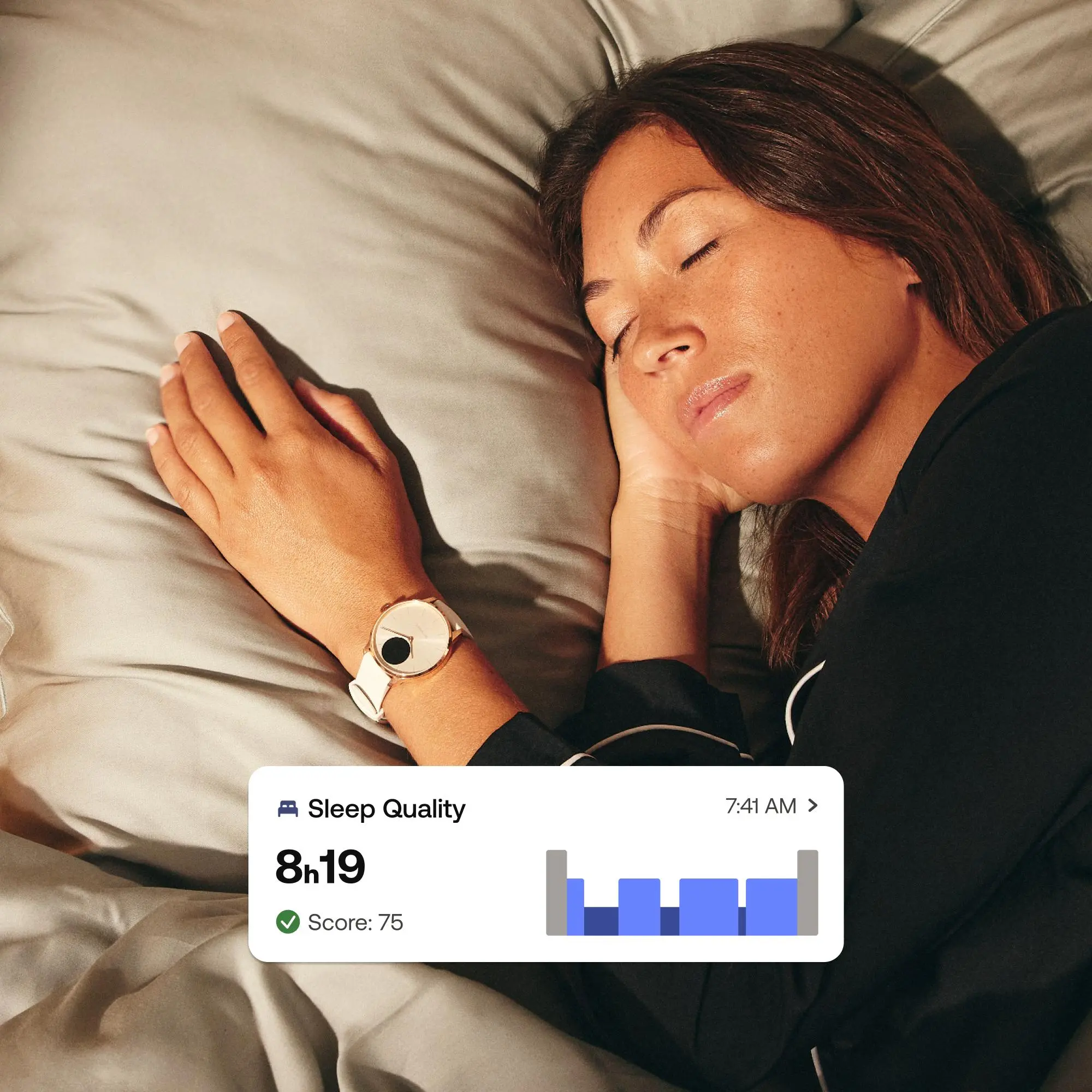 Smartwatch Withings ScanWatch Light 37mm Różowe złoto