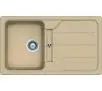 Zlewozmywak Schock Formhaus D-100 Granitowy Moonstone