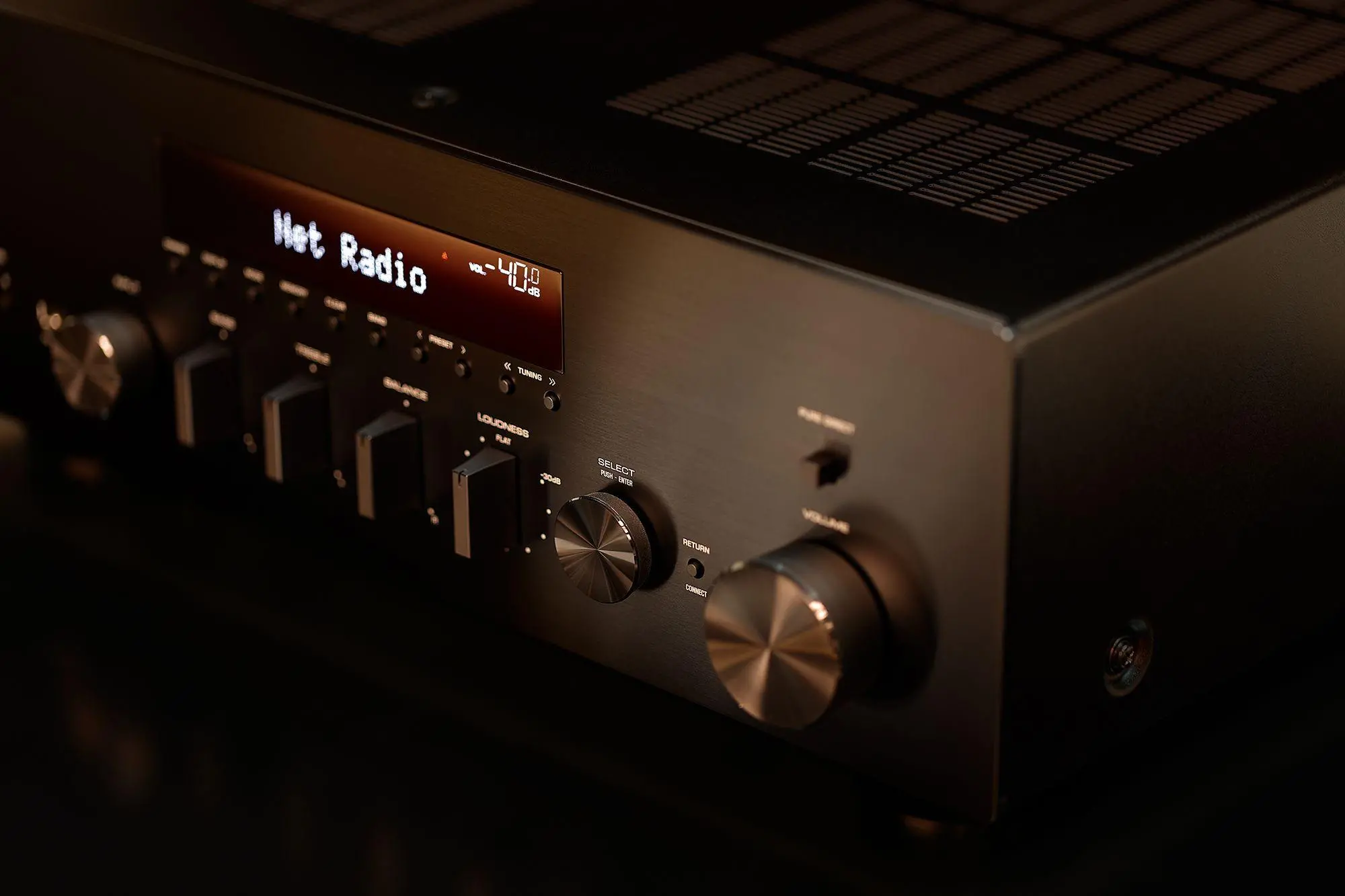 Zestaw stereo Yamaha R-N600A Czarny, Indiana Line Nota 550 X Orzech