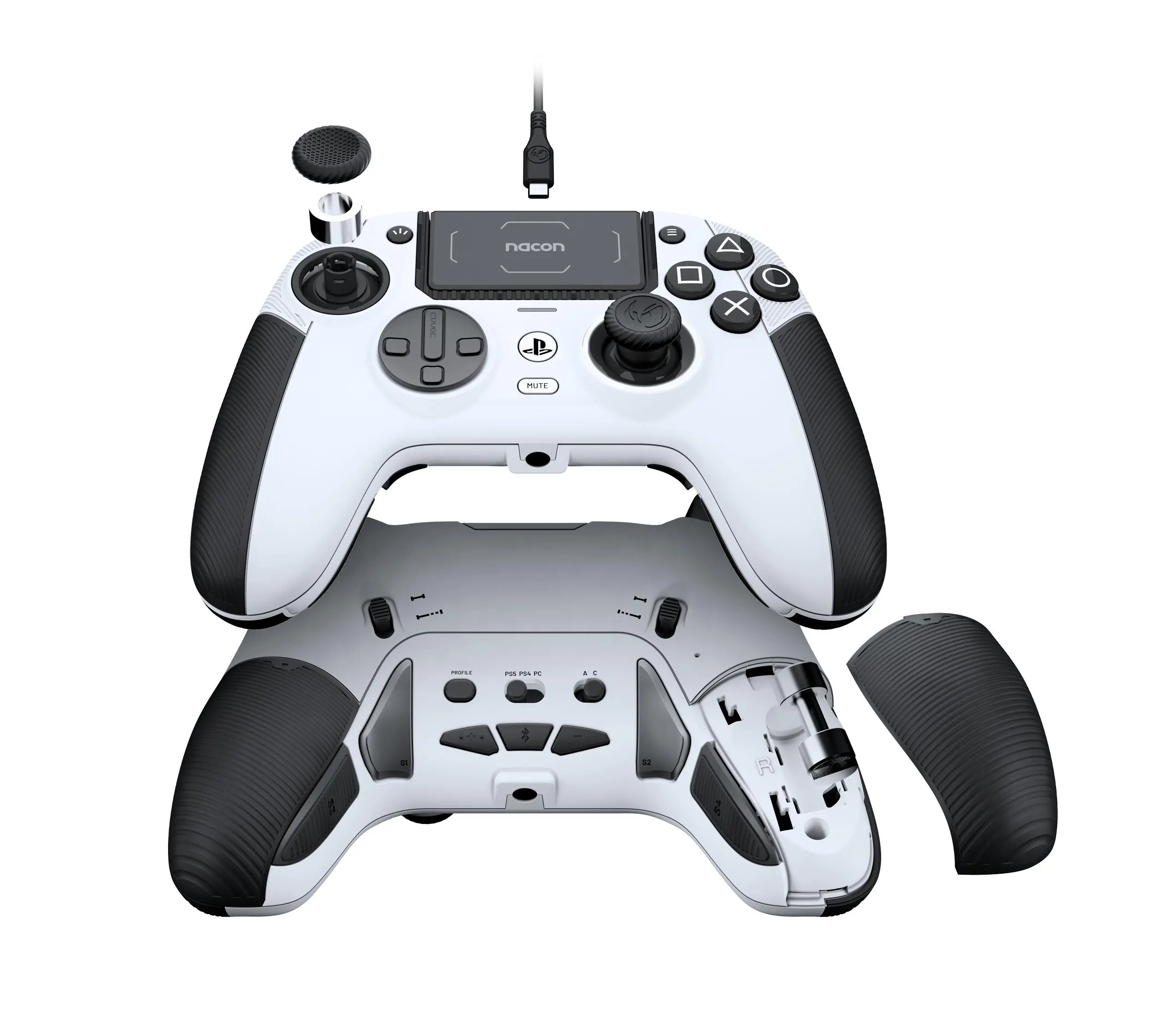 Pad Nacon Revolution 5 Pro do PS5, PS4, PC Bezprzewodowy/Przewodowy Biały