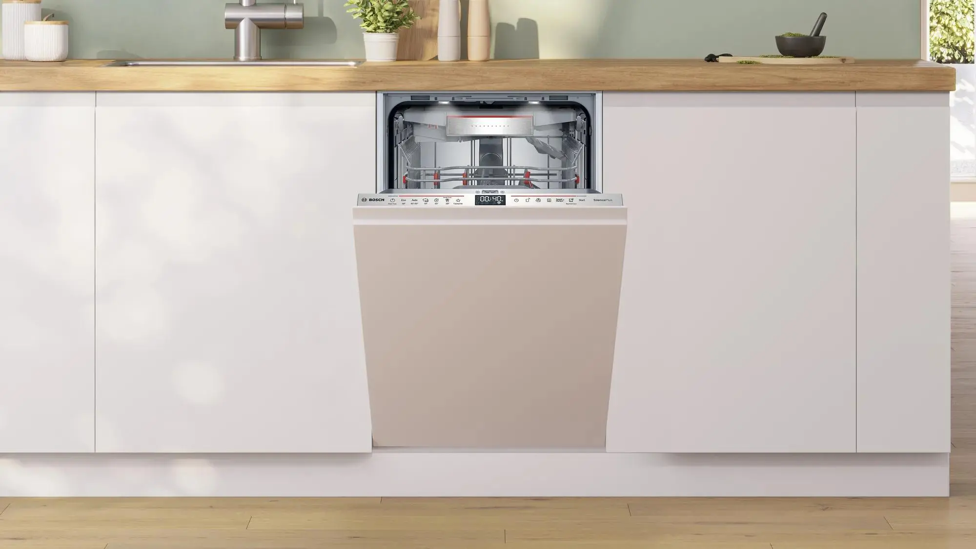 Zmywarka Bosch Serie 6 SPV6EMX05E 44,8cm Szuflada na sztućce Automatyczne otwieranie drzwi Zdalne sterowanie