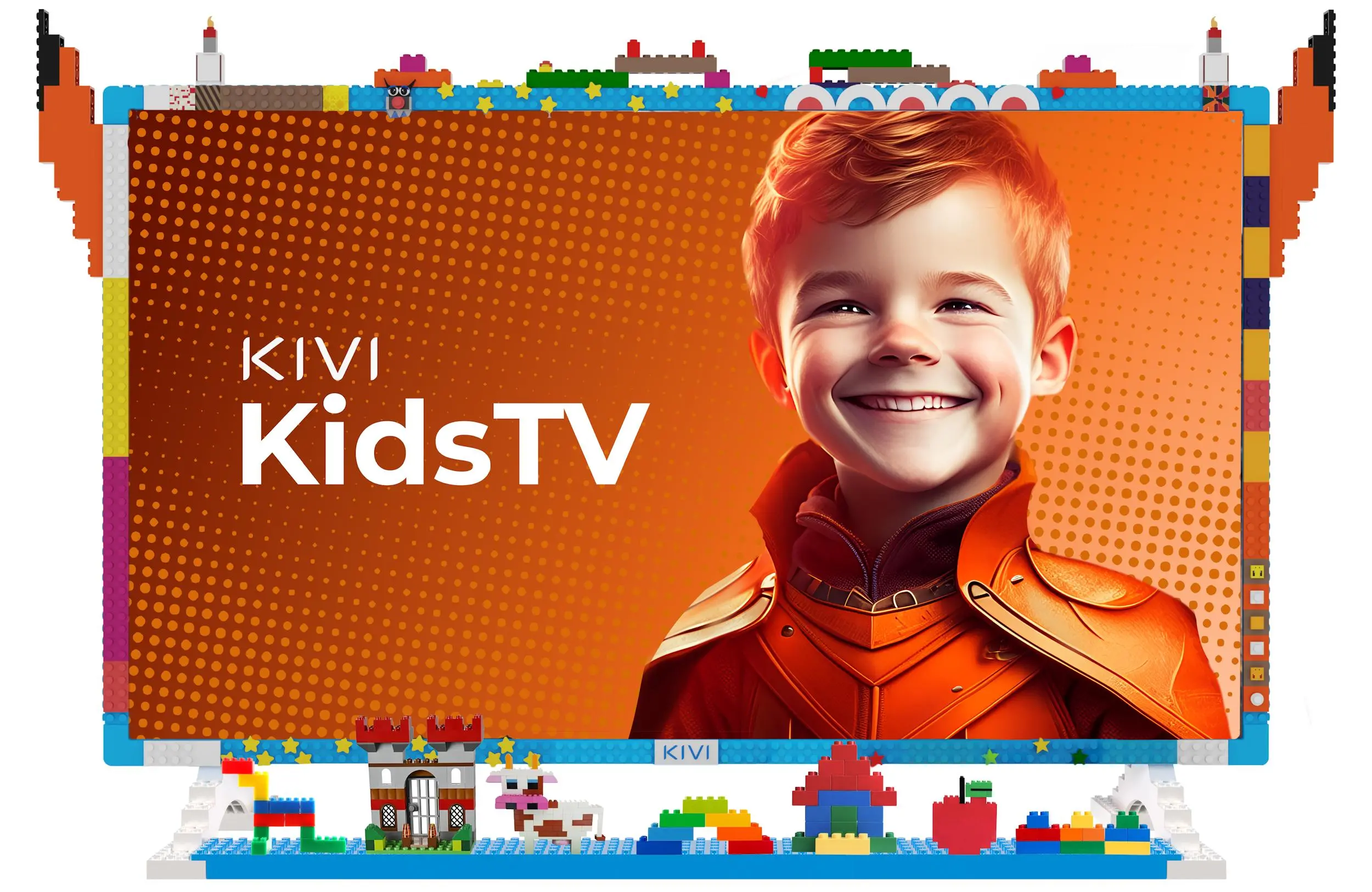 Telewizor KIVI KidsTV dla dzieci  32" LED Full HD Android TV DVB-T2