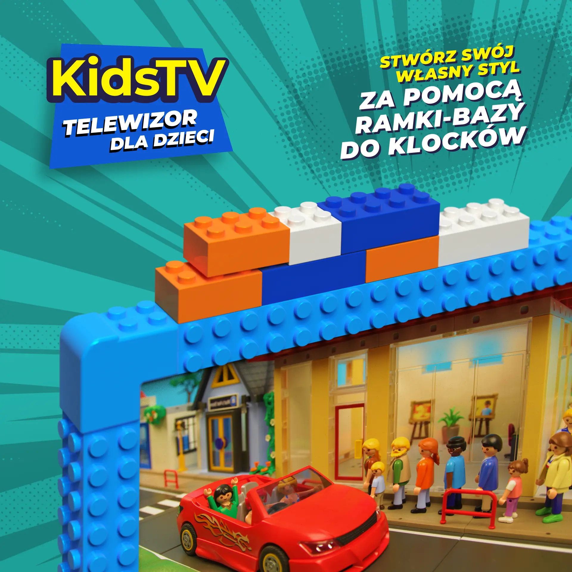 Telewizor KIVI KidsTV dla dzieci  32" LED Full HD Android TV DVB-T2