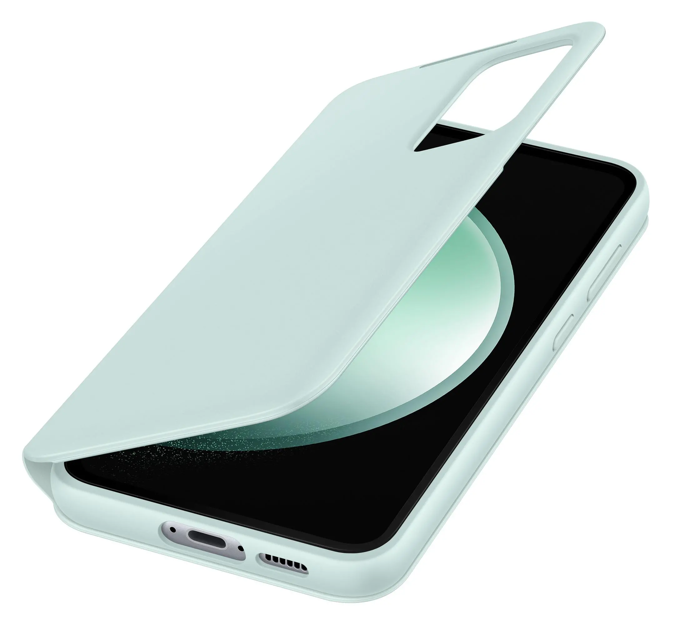 Etui Samsung Smart Clear View Cover do Galaxy S23 FE Zielony