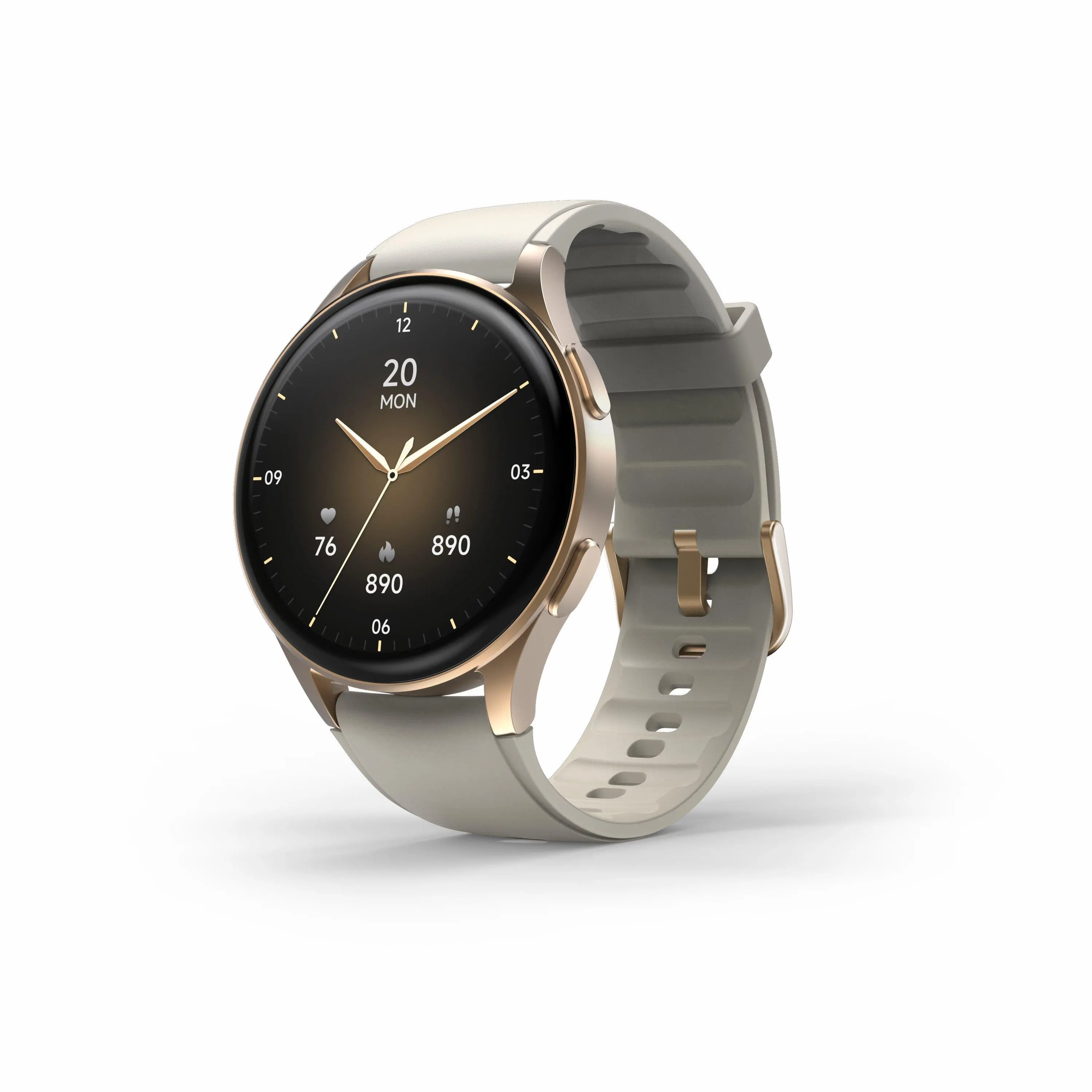 Smartwatch Hama 8900 45mm GPS Szaro-złoty