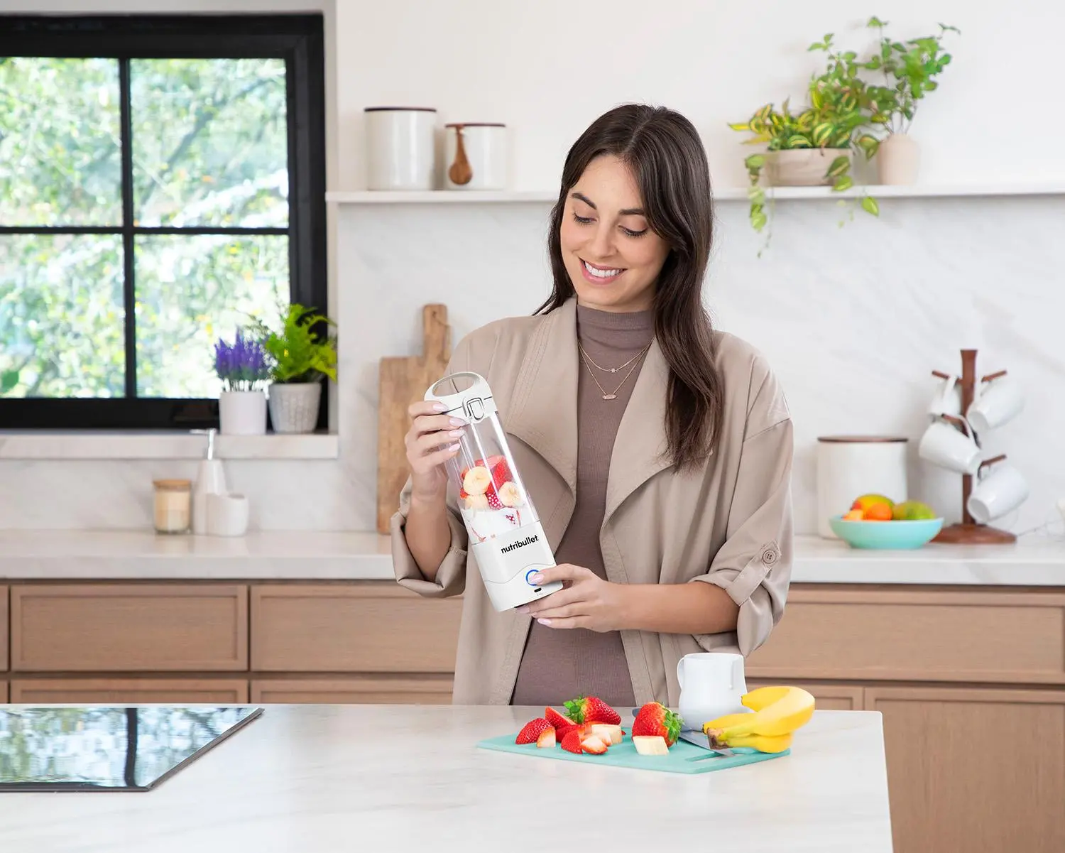 Blender kielichowy Nutribullet NBP003W Bezprzewodowy 0,47l Butelka