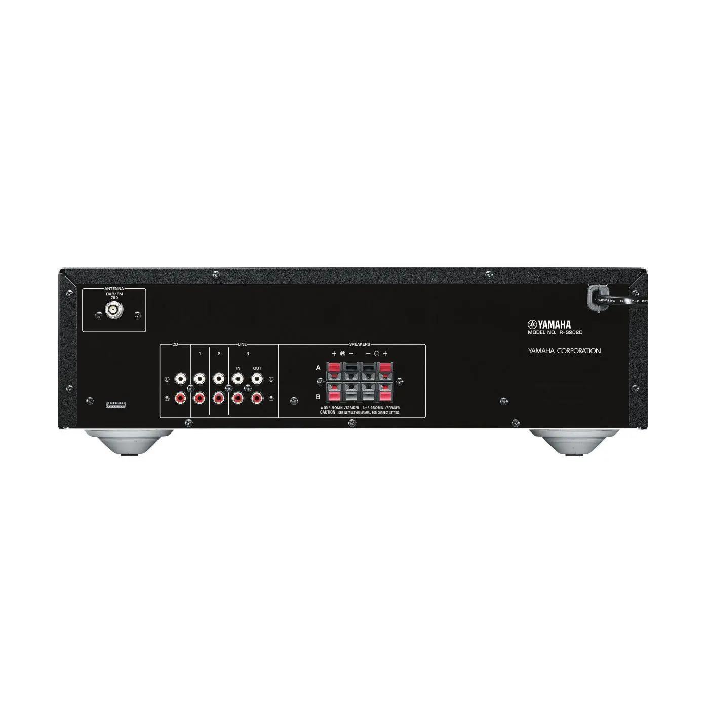Amplituner Yamaha R-S202D 2.0-kanałowy Bluetooth Czarny
