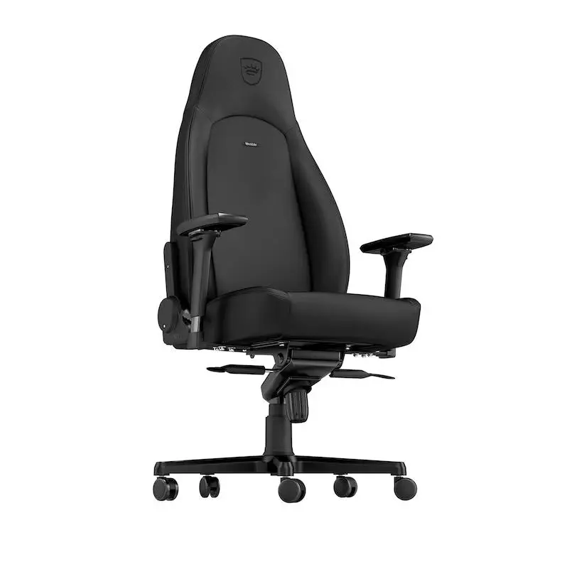 Fotel Noblechairs ICON Black Edition Gamingowy do 150kg Skóra ECO High Tech Czarny