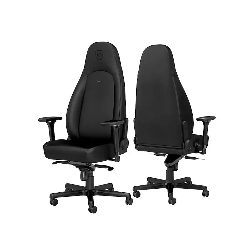 Fotel Noblechairs ICON Black Edition Gamingowy do 150kg Skóra ECO High Tech Czarny