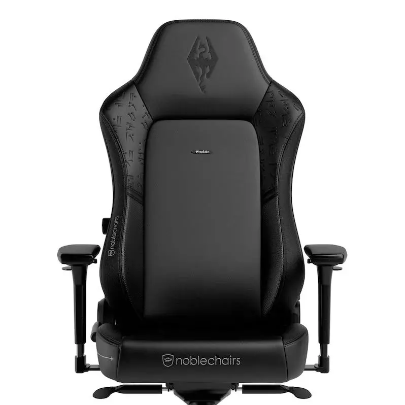 Fotel Noblechairs HERO The Elder Scrolls V: Skyrim 10th Anniversary Edition Gamingowy do 150kg Skóra ECO Czarny