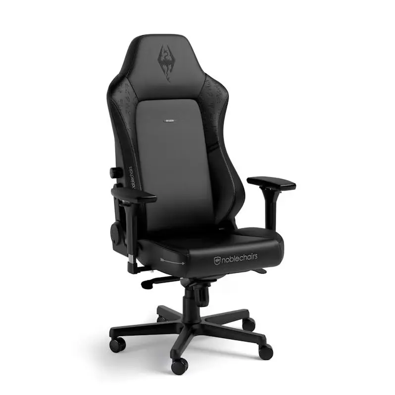 Fotel Noblechairs HERO The Elder Scrolls V: Skyrim 10th Anniversary Edition Gamingowy do 150kg Skóra ECO Czarny