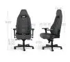 Fotel Noblechairs LEGEND TX Gamingowy do 150kg Tkanina Antracyt