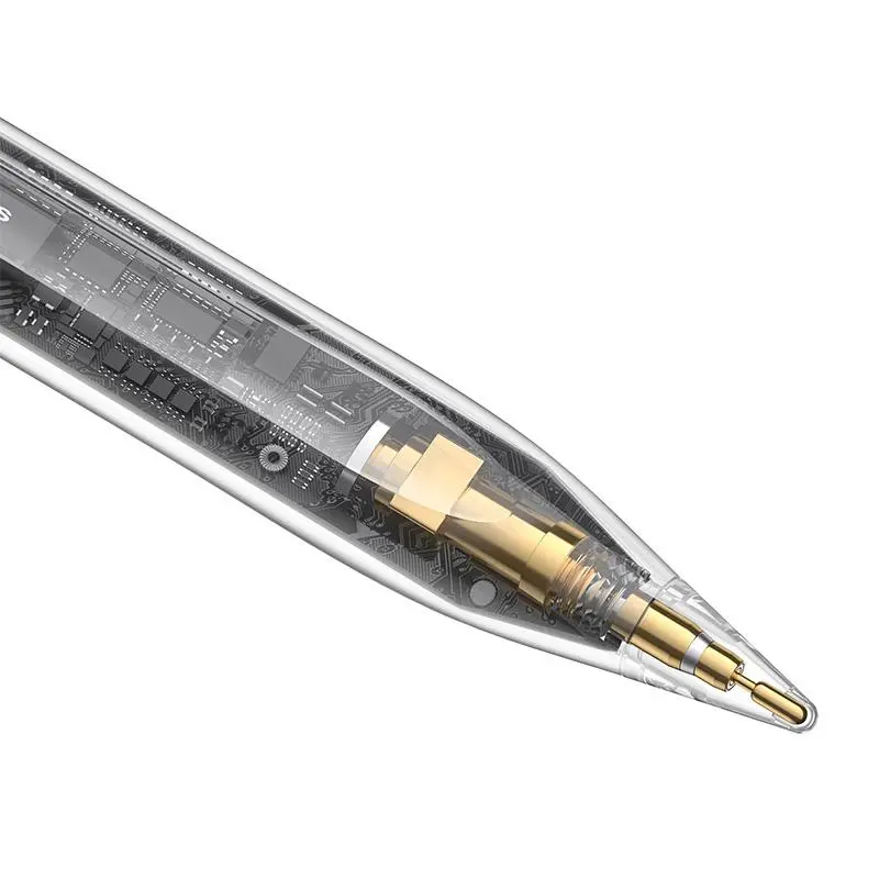 Rysik Baseus Stylus aktywny z wskaźnikiem baterii Biały