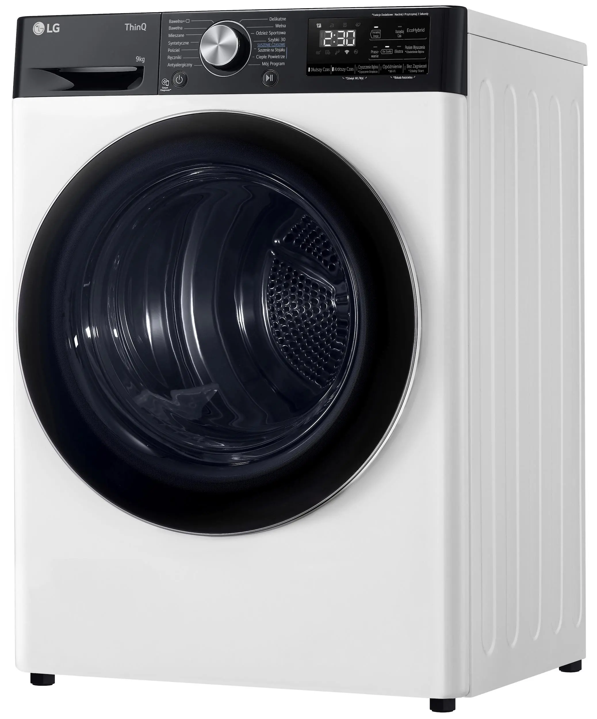 Suszarka LG Vivace RH90V9LV2N 9kg 60cm Zdalne sterowanie