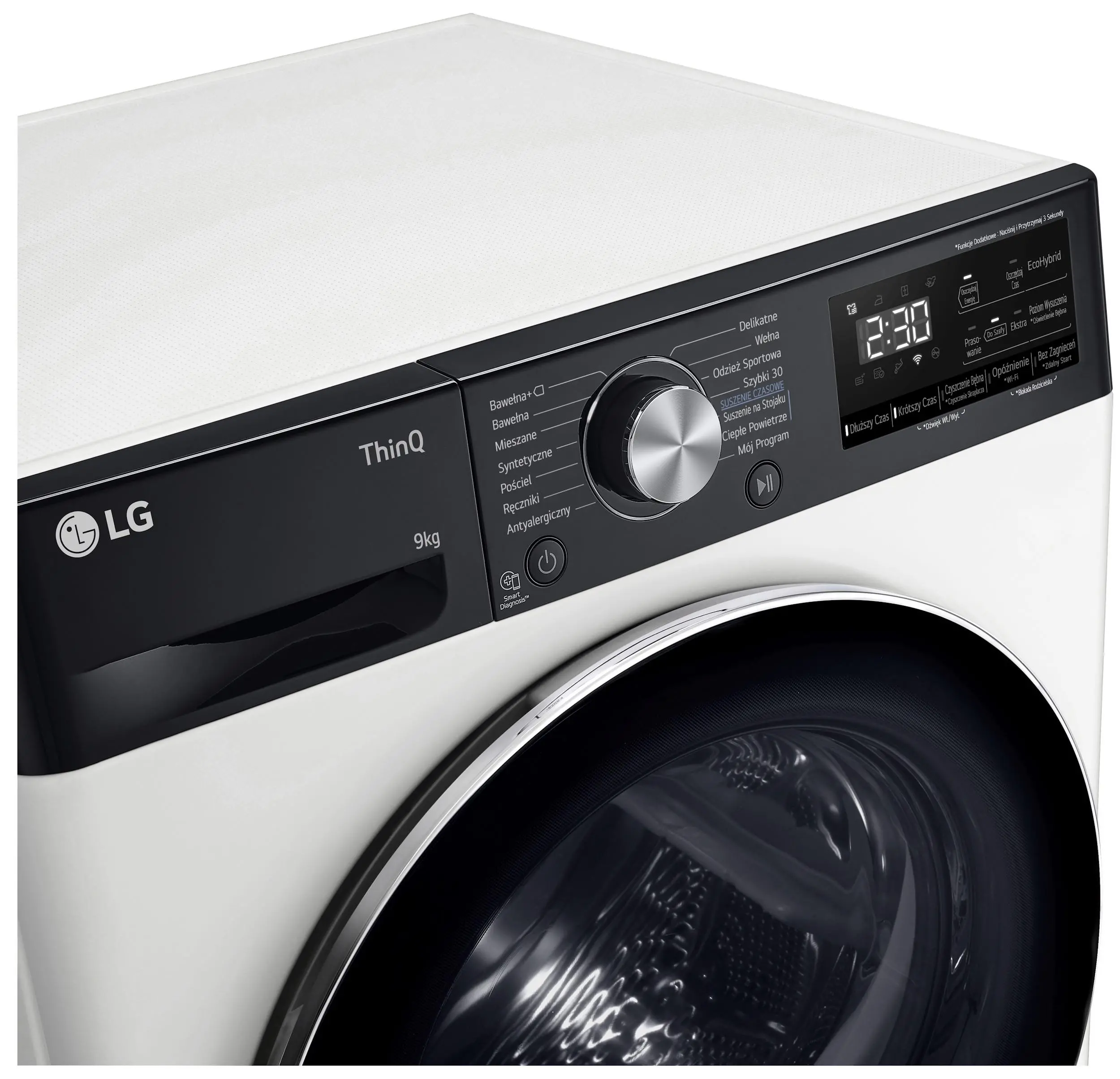 Suszarka LG Vivace RH90V9LV2N 9kg 60cm Zdalne sterowanie