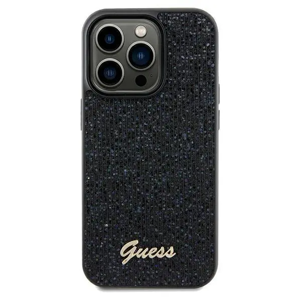 Etui Guess Disco Metal Script GUHCP14XPMSDGSK do iPhone 14 Pro Max Czarny