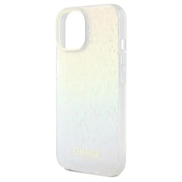 Etui Guess IML Faceted Mirror Disco Iridescent GUHCP14SHDECMI do iPhone 14 / 15 / 13