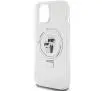 Etui Karl Lagerfeld Ring Stand Karl&Choupettte MagSafe KLHMP14SHMRSKCH do iPhone 14/15/13 Biały