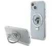 Etui Karl Lagerfeld Ring Stand Karl&Choupettte MagSafe KLHMP14SHMRSKCH do iPhone 14/15/13 Biały