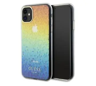 Etui Guess IML Faceted Mirror Disco Iridescent GUHCN61HDECMI do iPhone 11 / Xr