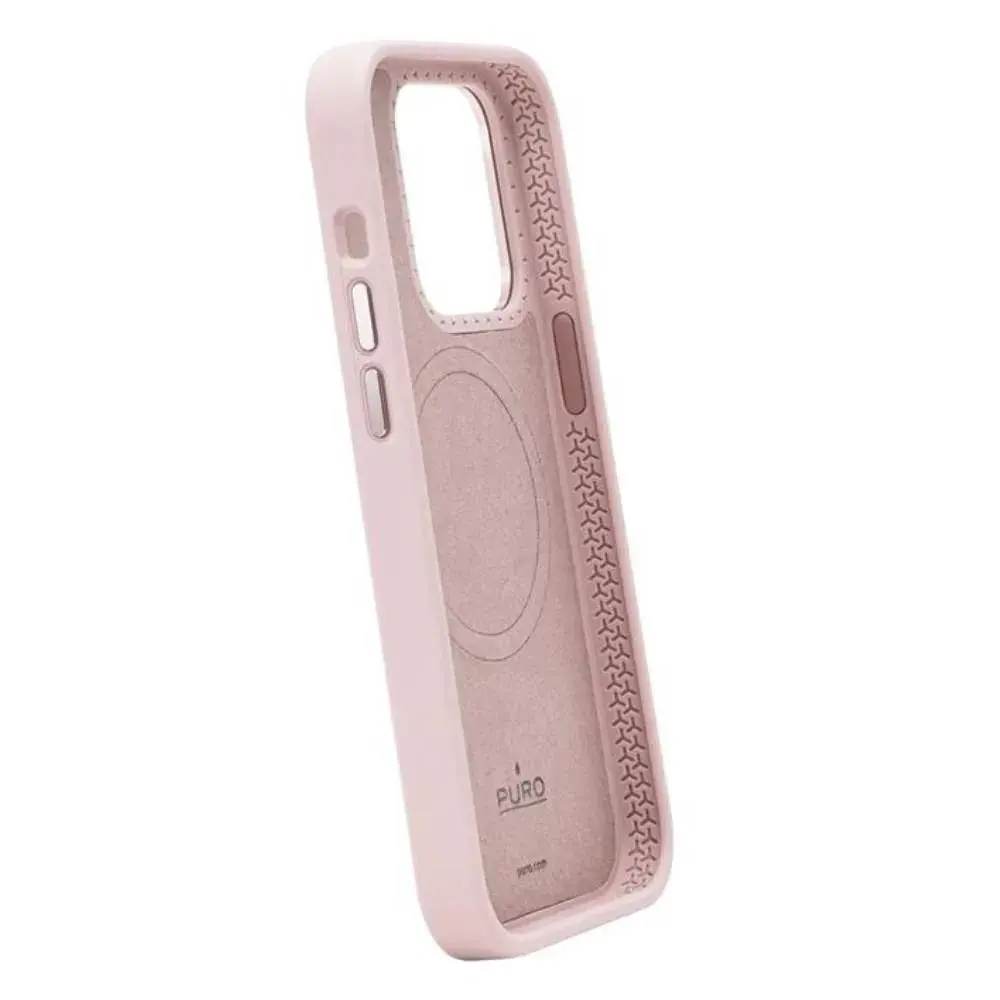 Etui Puro Icon Mag Pro do iPhone 15 Plus Różowy