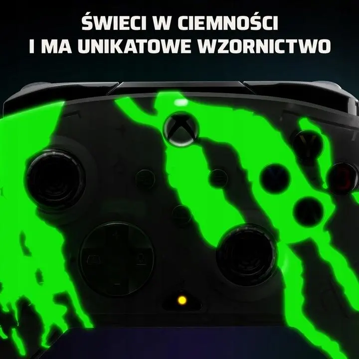Pad PDP Rematch Glow Jolt Green do Xbox, PC Przewodowy