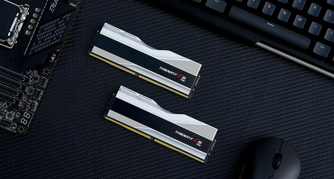 Pamięć RAM G.Skill Trident Z5 RGB DDR5 32GB (2 x 16GB) 5600 CL40 Szary