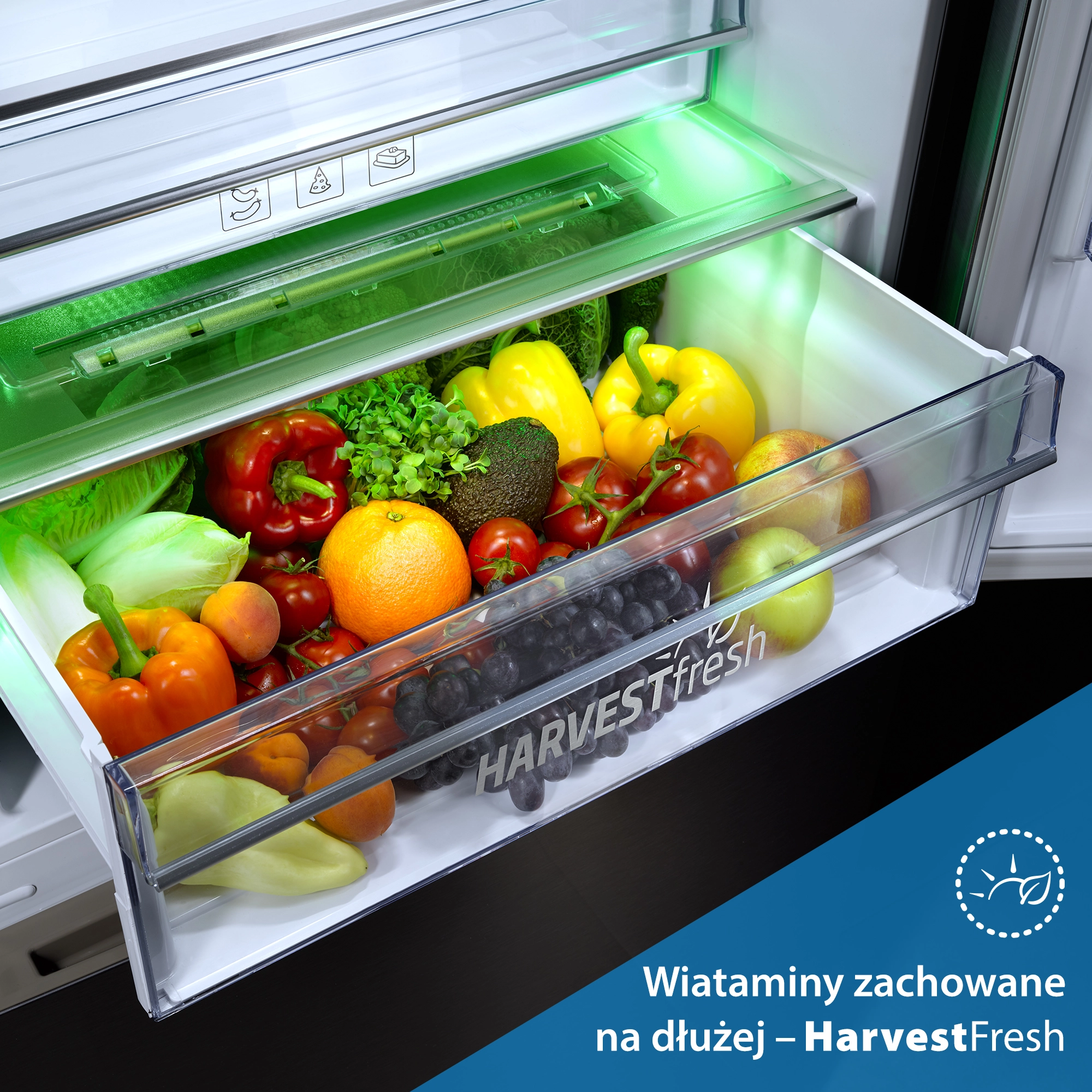 Lodówka Beko GN1416240JXN Pełny No Frost 182cm Komora świeżości Kostkarka Stalowy