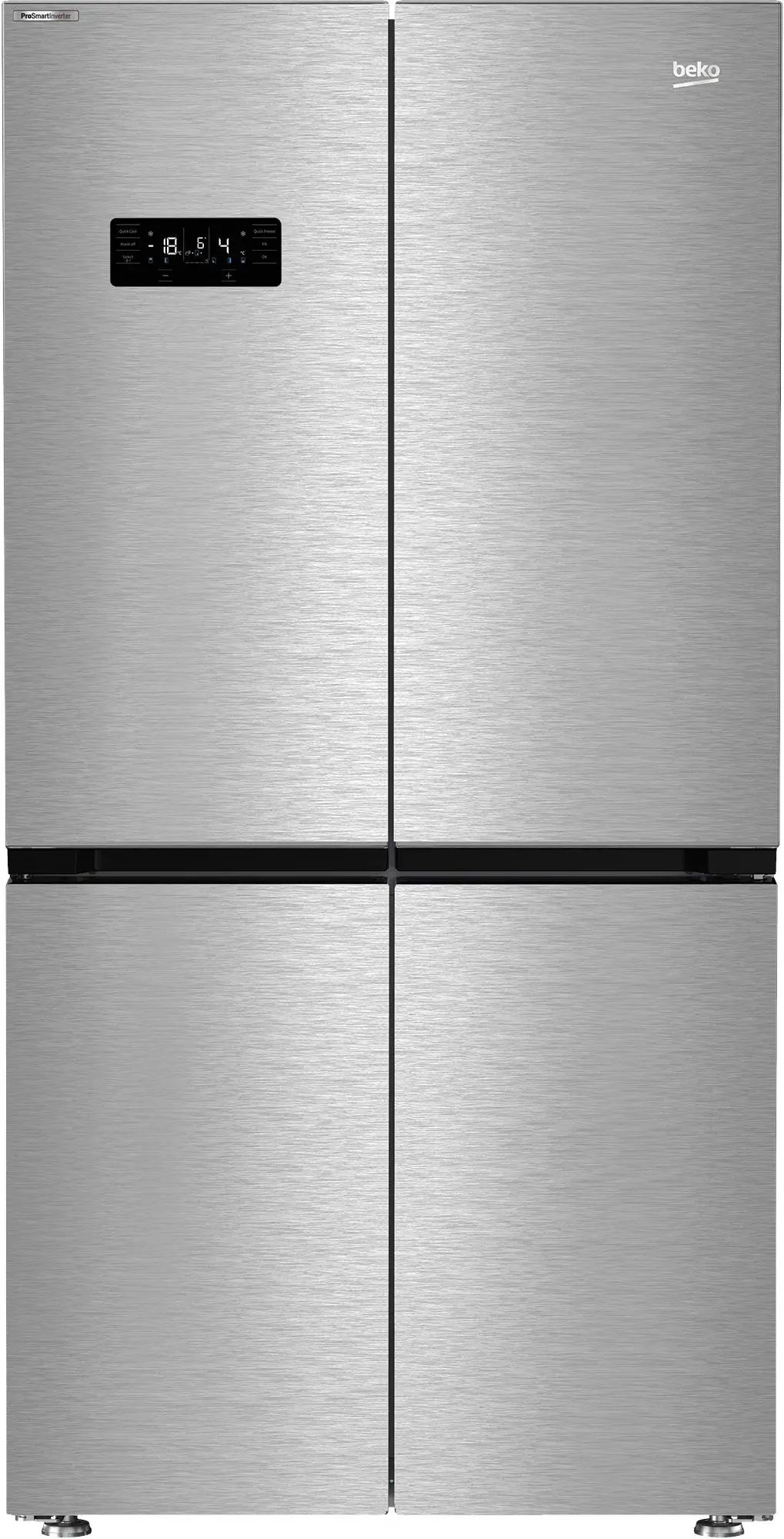 Beko GN1416240ZXN Pełny No Frost 182cm Komora świeżości Stalowy