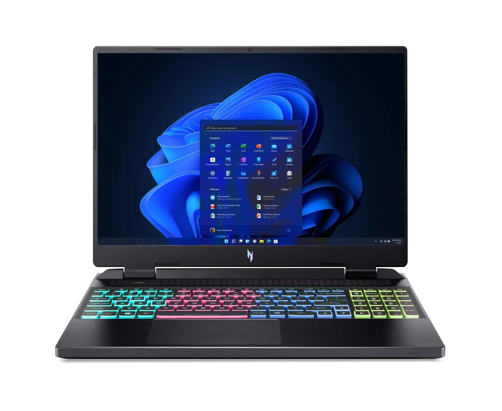 Laptop gamingowy Acer Nitro 16 AN16-41-R28B 16" 165Hz R7 7840HS 32GB RAM 1TB Dysk SSD RTX4070 DLSS3 Win11 Czarny