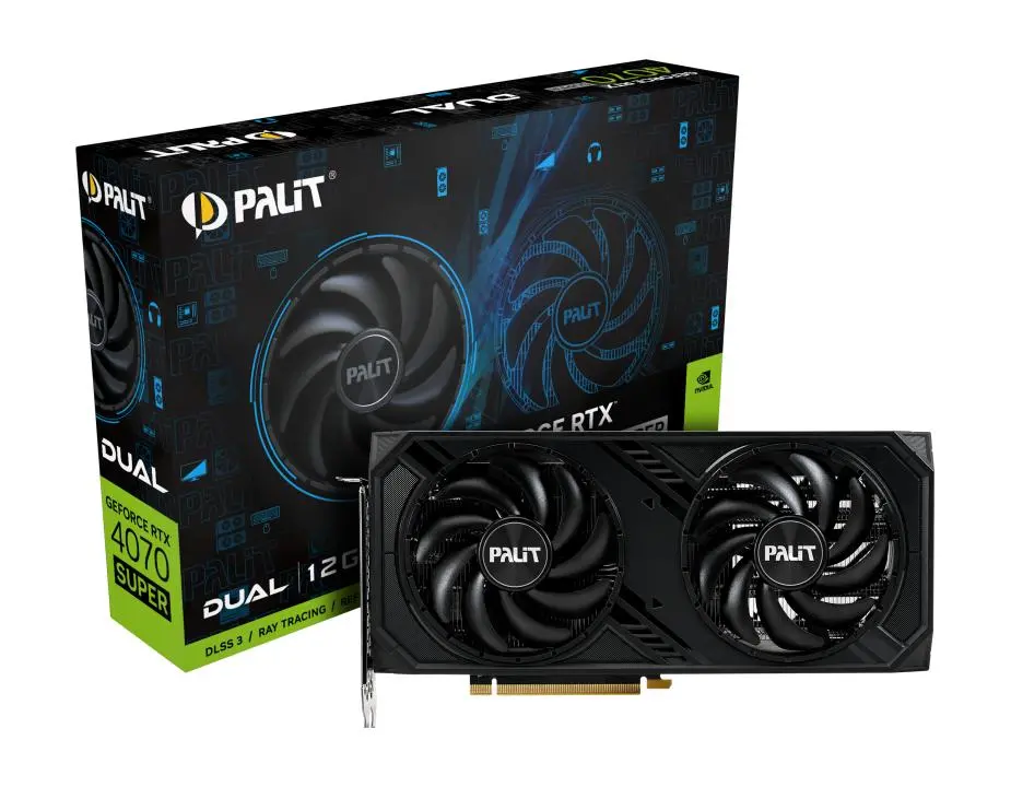 Karta graficzna Palit GeForce RTX 4070 Super Dual 12GB GDDR6X 192bit DLSS 3