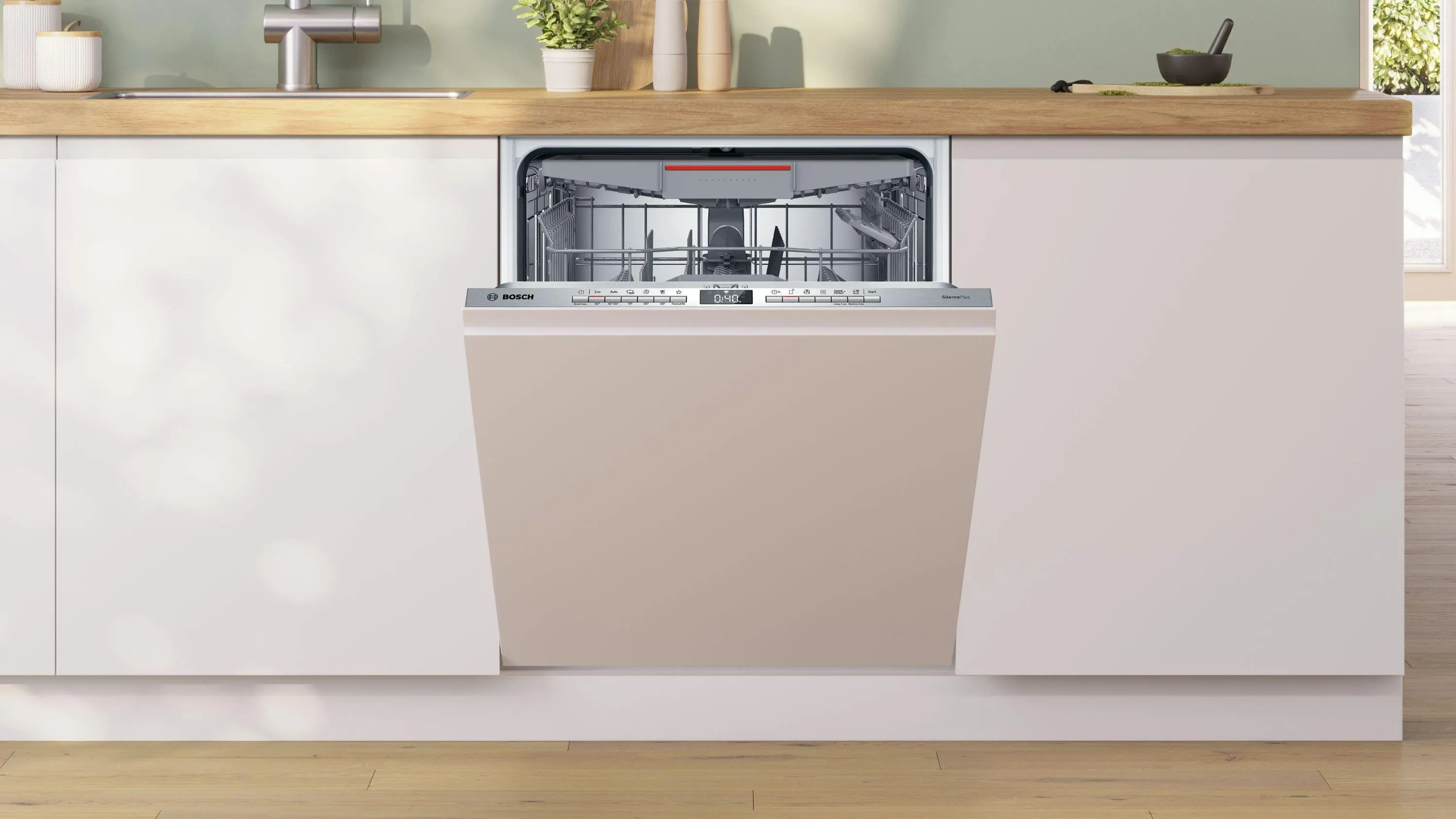 Zmywarka Bosch Serie 4 SMV4ECX10E 59,8cm Automatyczne otwieranie drzwi Szuflada na sztućce Zdalne sterowanie