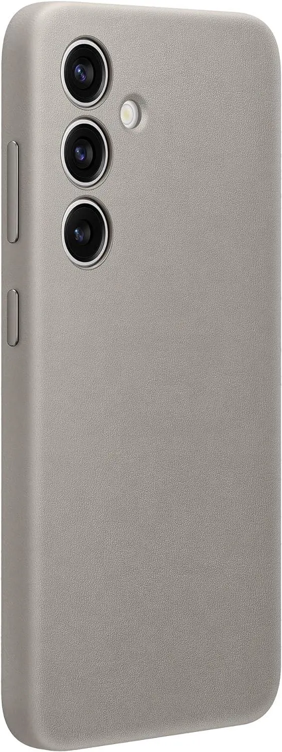 Etui Samsung Vegan Leather Case do Galaxy S24+ Szary